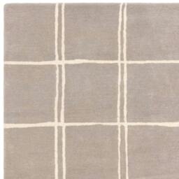 Rackhams Albany Grid Silver Rug - 120x170cm - thumbnail 4