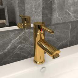 Rackhams Bathroom Basin Faucet Gold 130x176 mm - thumbnail 1