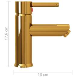 Rackhams Bathroom Basin Faucet Gold 130x176 mm - thumbnail 5