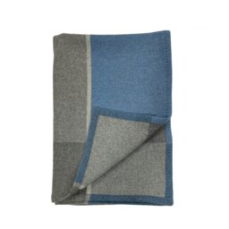 Rackhams Colour Block Blanket - Blue