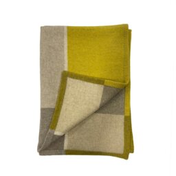 Rackhams Colour Block Blanket - Blue - thumbnail 2