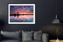 Rackhams Thurne Sunrise - Framed Print 20 x 16 inch - thumbnail 3