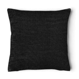 Rackhams Plain Velvet Soft Cushion - 43cm x 43cm - Cream - thumbnail 2