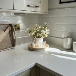 Rackhams Padstow White Wash Wooden Candle Tray - thumbnail 5