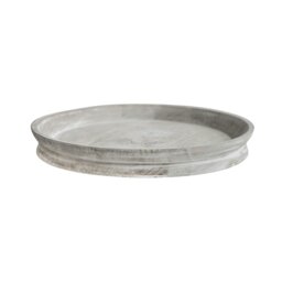 Rackhams Padstow White Wash Wooden Candle Tray - thumbnail 2