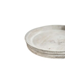 Rackhams Padstow White Wash Wooden Candle Tray - thumbnail 4
