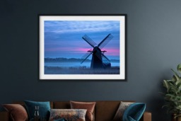 Rackhams Morning Blue - Framed Print 20 x 16 inch