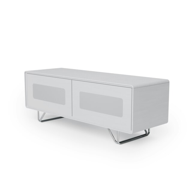 Rackhams Apollo TV-Stand with 2 Doors White - White - image 1