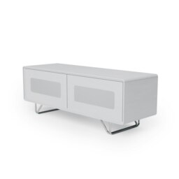 Rackhams Apollo TV-Stand with 2 Doors White - White