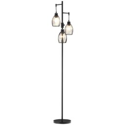 Rackhams Industrial 3-Light Floor Lamp Dimmable Standing Lamp - thumbnail 2