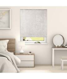 Rackhams Champagne Crushed Velvet Roller Blinds - 180cm - thumbnail 4