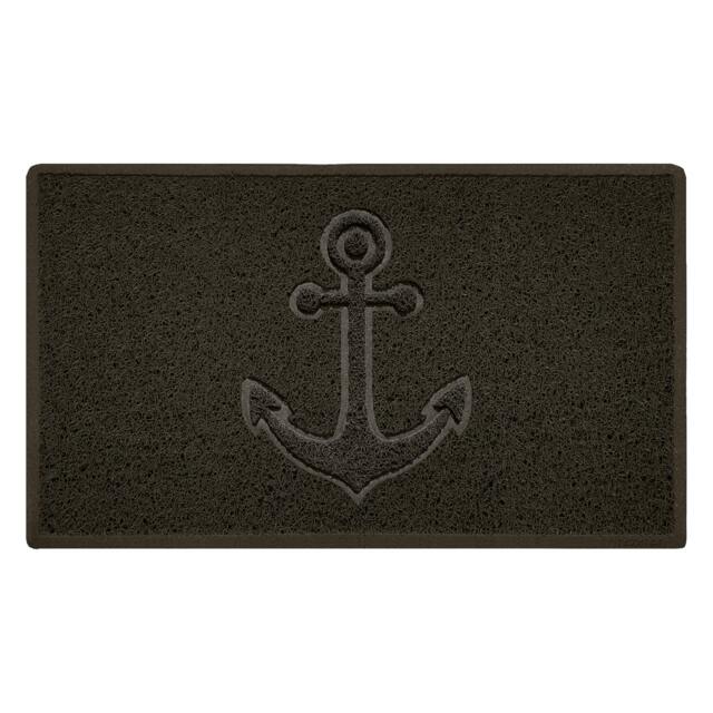 Rackhams Embossed Spaghetti Outdoor Doormat - Brown - 75cm x 44cm - Anchor - image 1