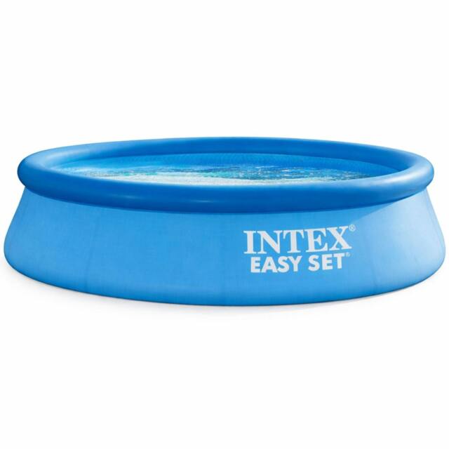 Rackhams Intex 10 x 30 Easy Set Pool, Above-Ground Swimming Pool for Gardens And A Cover - image 1