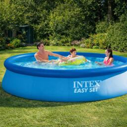Rackhams Intex 10 x 30 Easy Set Pool, Above-Ground Swimming Pool for Gardens And A Cover - thumbnail 2