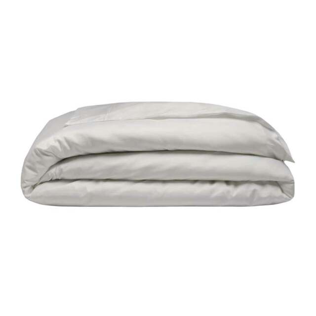 Rackhams 400 Thread Count Egyptian Cotton Oxford Duvet Cover - Ivory - Double - Ivory - 100% Egyptian Cotton - image 1