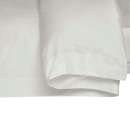 Rackhams 400 Thread Count Egyptian Cotton Oxford Duvet Cover - Ivory - Double - Ivory - 100% Egyptian Cotton - thumbnail 3