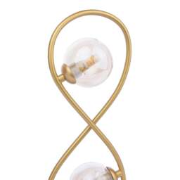 Rackhams Lena 2 Light Satin Brass Table Lamp - thumbnail 5