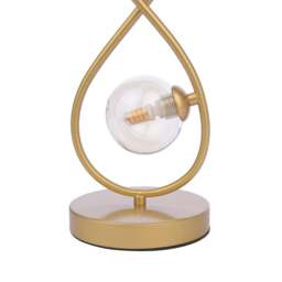 Rackhams Lena 2 Light Satin Brass Table Lamp - thumbnail 6