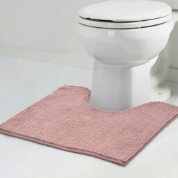 Rackhams Shaggy Noodle Pedestal Mat Antislip - Cream - thumbnail 6
