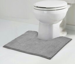 Rackhams Shaggy Noodle Pedestal Mat Antislip - Cream - thumbnail 4