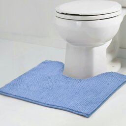 Rackhams Shaggy Noodle Pedestal Mat Antislip - Cream - thumbnail 3