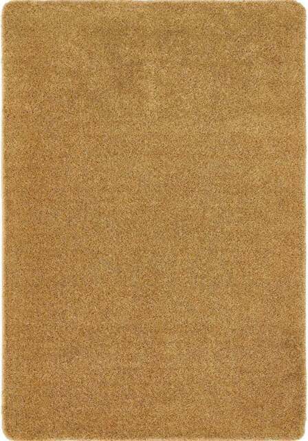 Rackhams Tufted Washable Rug – Yellow Colour - 80X120 cm - image 1