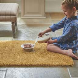Rackhams Tufted Washable Rug – Yellow Colour - 80X120 cm - thumbnail 5