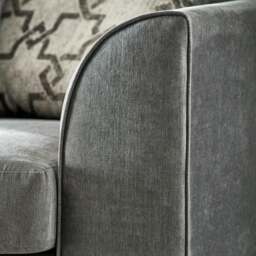 Rackhams Graceland Fabric 2 Seater Sofa - Stone - thumbnail 3