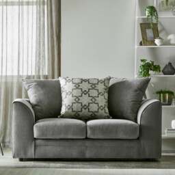 Rackhams Graceland Fabric 2 Seater Sofa - Stone - thumbnail 2