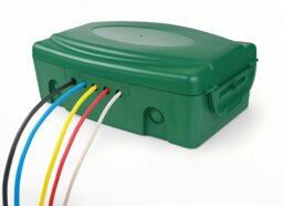 Rackhams Outdoor IP54 Rated Electrical Connection Box Green - thumbnail 1