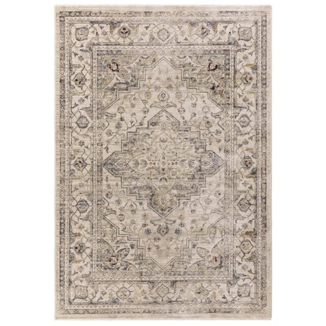 Rackhams Sovereign Ash Medallion Rug - 200x290cm - image 1