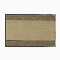 Rackhams Miracle Machine Washable with Stripes Barrier Mat, 40x60cm, Beige - thumbnail 2