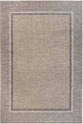 Rackhams Natural Brown Bordered Rug - Indoor & Outdoor - 155X230 cm - thumbnail 1