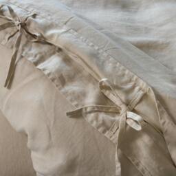 Rackhams Natural French Linen Flat Sheet - King - thumbnail 3