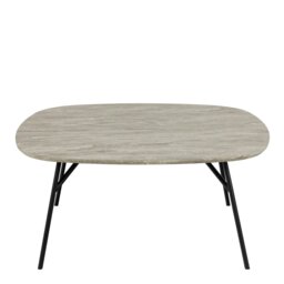Rackhams Caracas Coffee Table with Grey Marble Effect - 1 - Grey Marble Effect - Grey - thumbnail 3