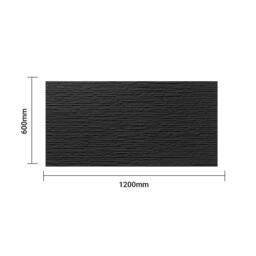 Rackhams Textured Midnight Ridge stone Sheet Size:1200 x 600 x 4 mm (Pack of 2) - thumbnail 5