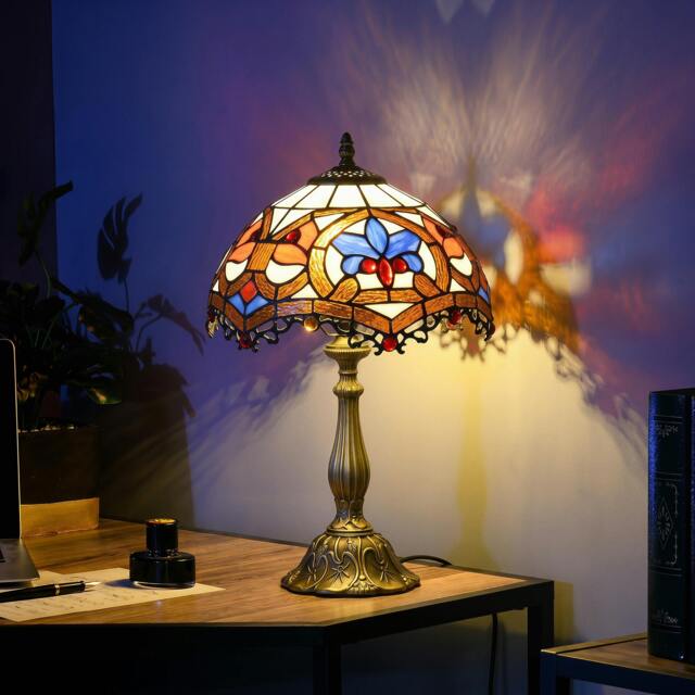 Rackhams Antique Table Lamp, for Bedroom Bedside, Bulb not Included - image 1