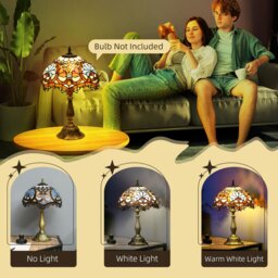 Rackhams Antique Table Lamp, for Bedroom Bedside, Bulb not Included - thumbnail 6