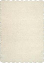Rackhams Scalloped Elsie Rugs Cream - 200X290 cm - thumbnail 1
