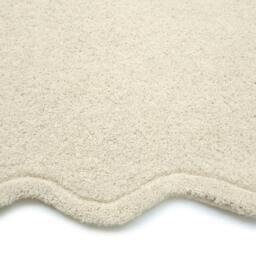 Rackhams Scalloped Elsie Rugs Cream - 200X290 cm - thumbnail 2