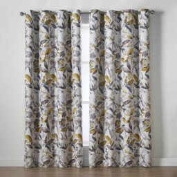 "Rackhams Giverny Blockout Curtains Thermal Eyelet Header - Green - 66 x 72""" - thumbnail 4
