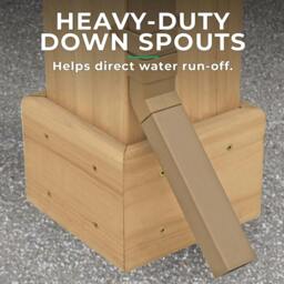 Rackhams Rain Gutter Kit for 12ft x 10ft Meridian Gazebo - thumbnail 3