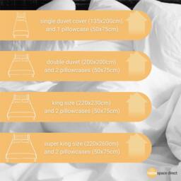 Rackhams Wesley Duvet Cover Set - Single - King - thumbnail 3