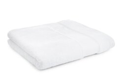 Rackhams 100% BCI Cotton 700GSM Bath Sheet - White - thumbnail 2