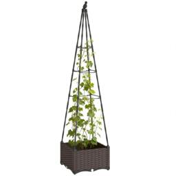 Rackhams Raised Garden Bed Planter Box with Trellis and Self Watering - thumbnail 2