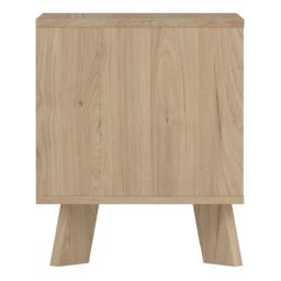 Rackhams Ikast Nightstand 1 Drawer in Jackson Hickory and White - Multicolour - Manufactured wood - 1 - thumbnail 4