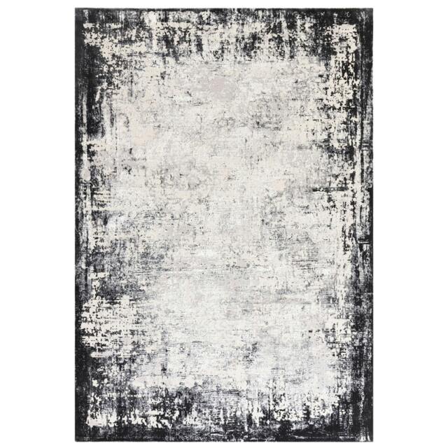 Rackhams Kuza Border Grey Rug - 200x290cm - image 1