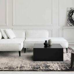 Rackhams Kuza Border Grey Rug - 200x290cm - thumbnail 2
