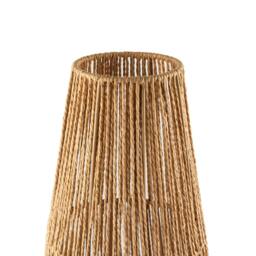 Rackhams Moroccan Designed Floor Lamp in Vintage Twisted Paper and Metal Frame - thumbnail 5