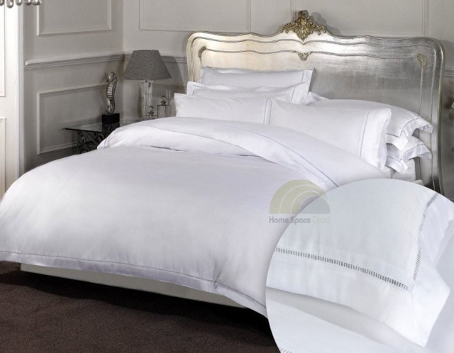 Rackhams Dorchester Oxford Pillowcase - Cotton 1000 TC - White